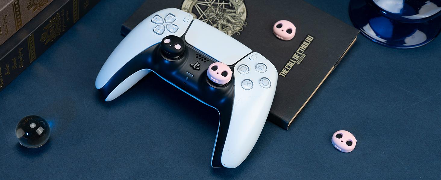 X-SBB06   Hard Shell Carrying Case for PS5, Switch Pro and Xbox Controller - Travel Holder With Room for Accessories - Sweety Skull