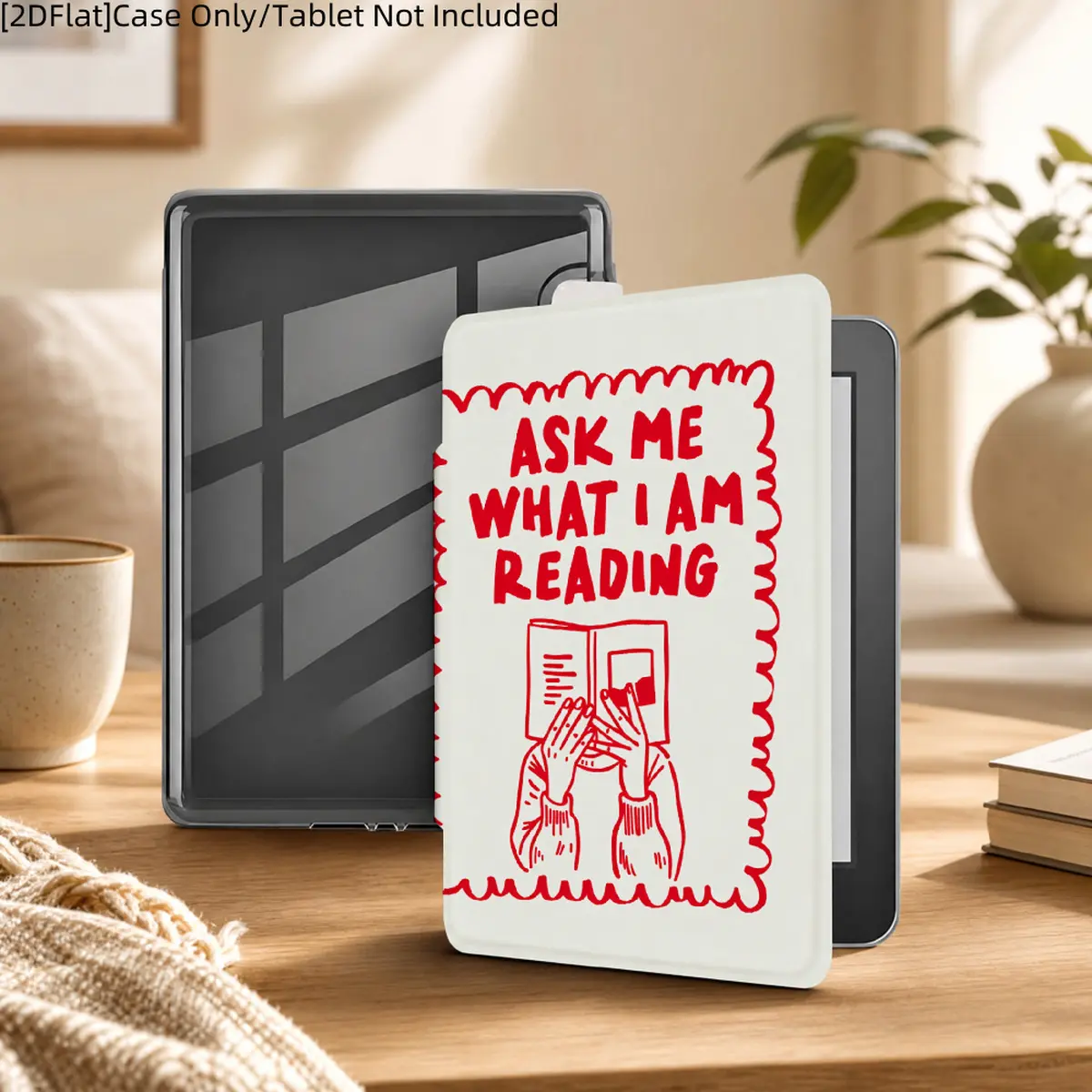 What pattern am I reading? Kindle case, hand strap, automatic sleep/wake-up and anti-drop function, suitable for 6inch / 6.8inch / 7inch Kindle devices--stylish and colorful design, with a smart flip cover structure