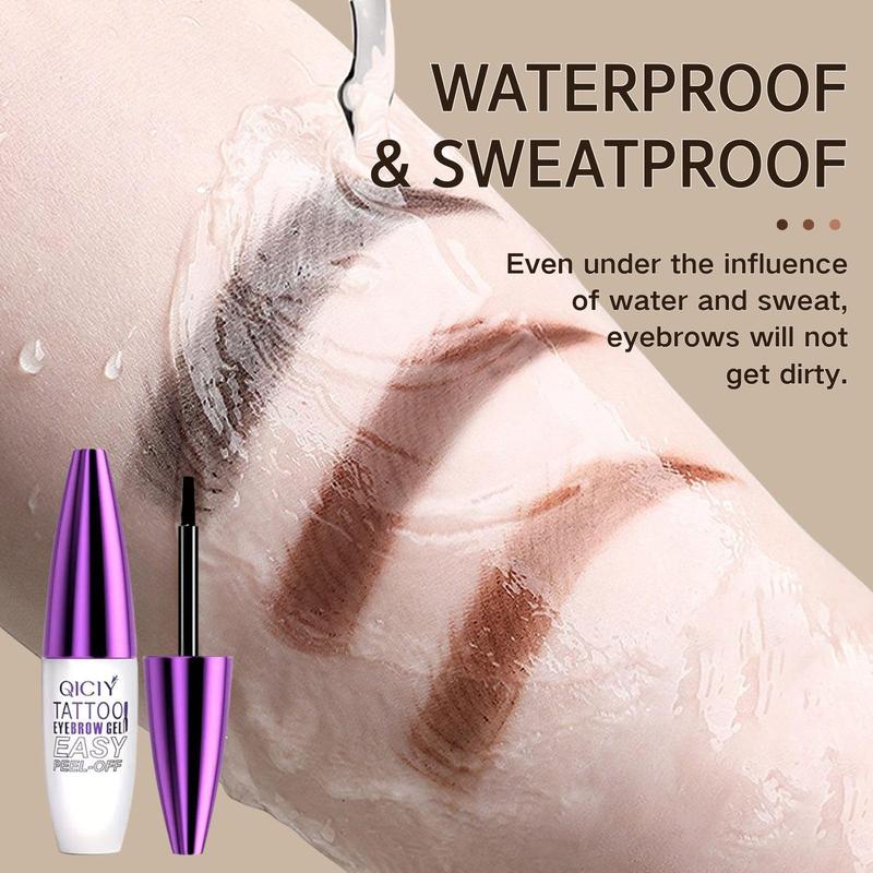 Waterproof Black Peel-Off Eyebrow Tint Gel – Long-Lasting Tattoo Brow Color, Sweat & Transfer Resistant, Suitable for All Skin Types, Perfect Gift Set Waterproof Black Peel-Off Eyebrow Tint Gel – Long-Lasting Tattoo Brow Color, Sweat & Transfer Resistant, Suitable for All Skin Types, Perfect Gift Set
