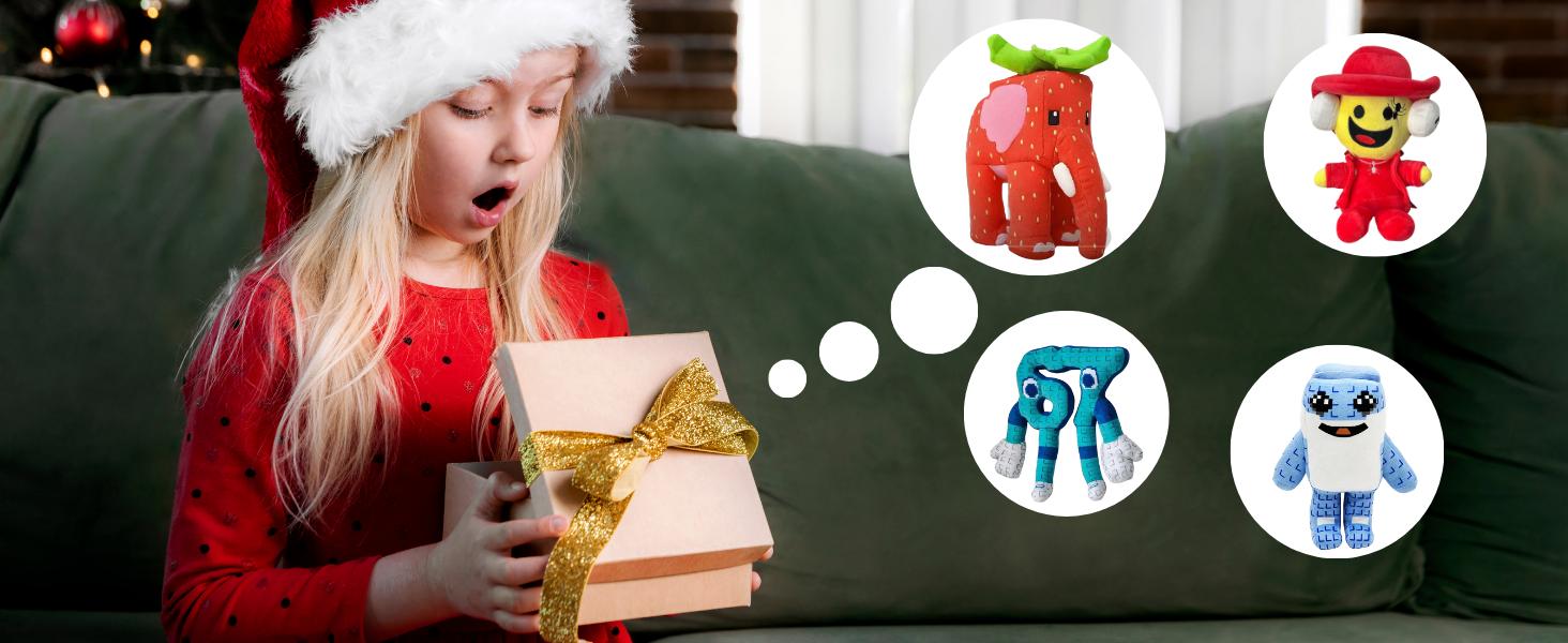 Steal A Brainrot Plh Toys, 9.8 Inch Adorable Brainrot 67, Collectible Brain Rot Plh Gift For Fans (Red) | SHEIN A