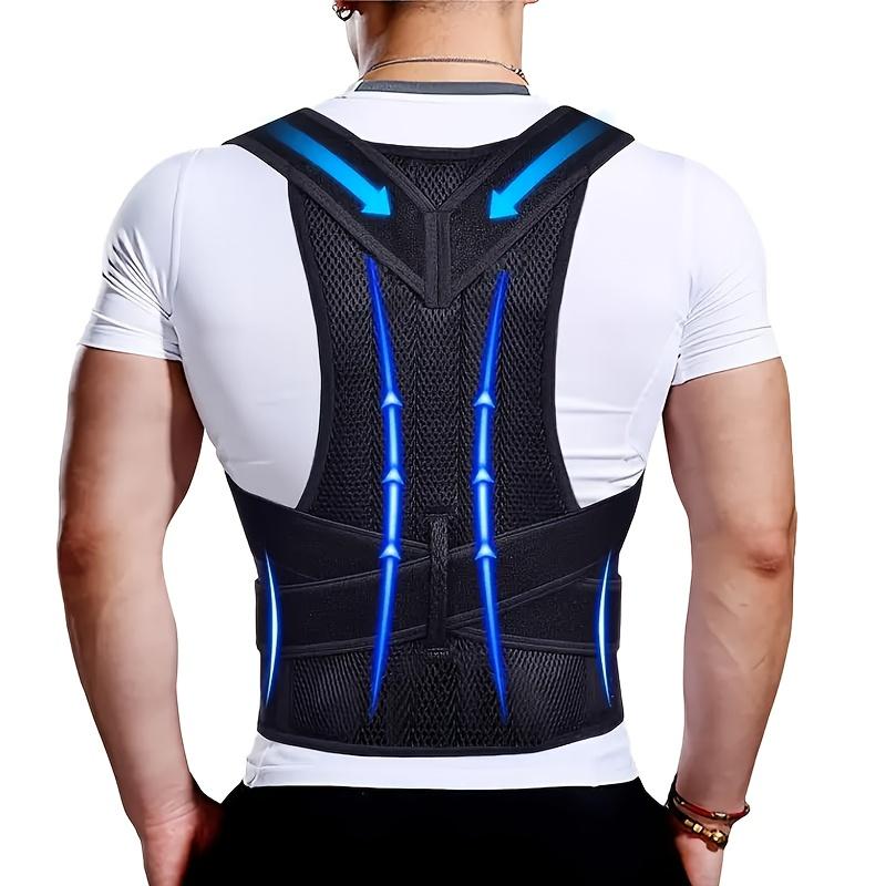 Adjustable Back Support for Men and Women Casual Posture Corrector with Upper and Lower Back Stabilization Waist Stability and Breathable Mesh Design Healthcare Heavy Weight Lifting Wrist Straps Adjustable Back Support for Men and Women Casual Posture Corrector with Upper and Lower Back Stabilization Waist Stability and Breathable Mesh Design Healthcare Heavy Weight Lifting Wrist Straps