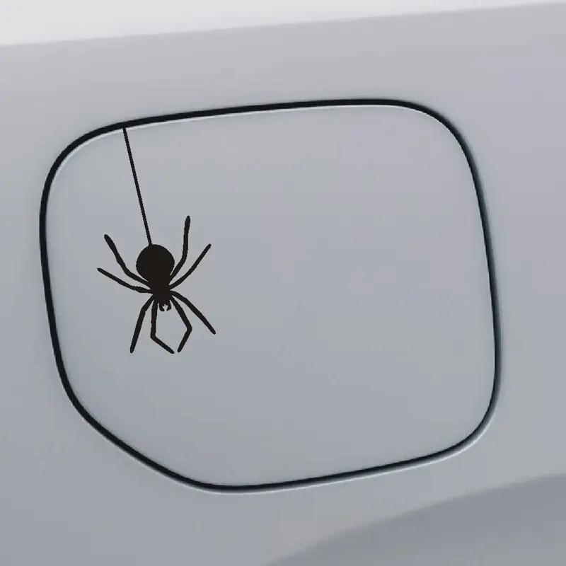7-Colored Laser Realistic Spider Decal, Multi-Use Decor Sticker for Car Mirror, Laptop, Sports & Outdoor Racing Leisure Accessory, Seven-Colored Laser