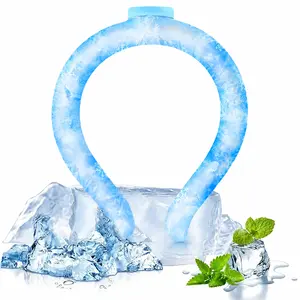 Cold Neck Ring – Reusable Wearable Ice Pack, Lightweight Cooling Tube for Outdoor Sports, Exercise, Summer Heat Relief, Long-Lasting Body Cooler for Men Women, Hot Weather Essential, Cooling Pads, Ice Compress