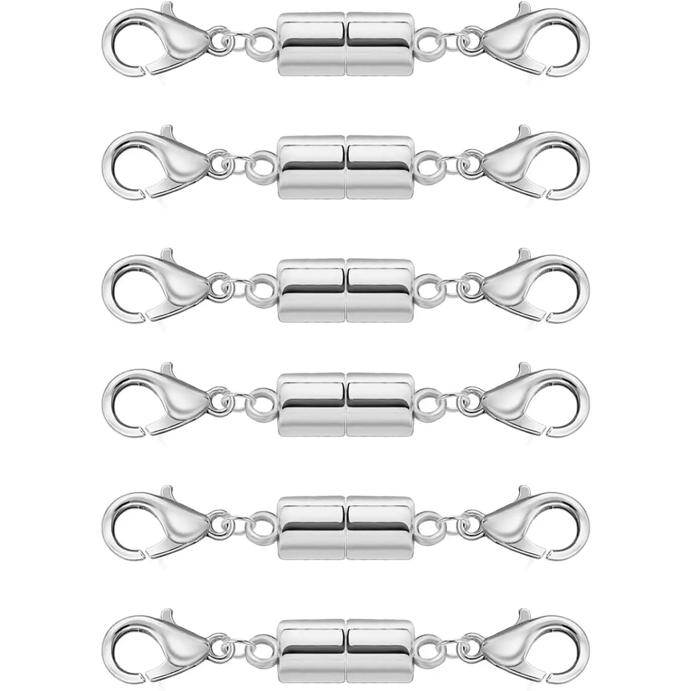 6 count Double Lobster Clasp   Clasps,  Necklace Clasps and Closures  Clasp Converters for Bracelets Chain Extender for Women