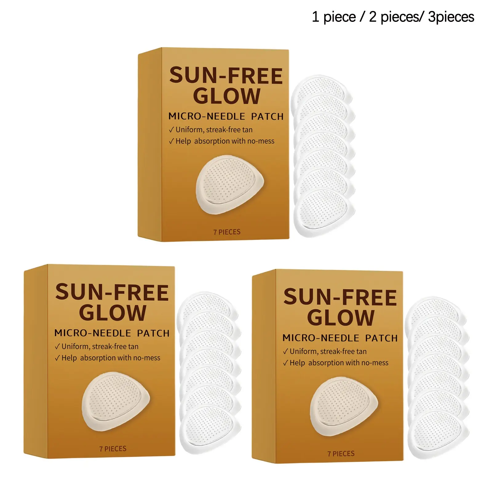 Body Bronzing Patches (7pcs/14pcs/21pcs), Sunless Tan Body Stickers, Realistic Tan, Natural Bronze Color, Summer Skin Care, Moisturizing Bronzer, Moisturizing Effect, Bronzed Glow Up