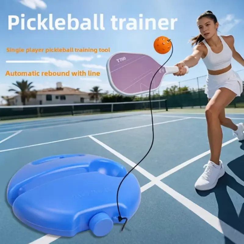Beginner Tennis Practice Set, Bounce Training Ball with Elastic Rope, Tennis Rebound Ball, Solo Home Outdoor Sports Equipment, Complete Tennis Training Kit