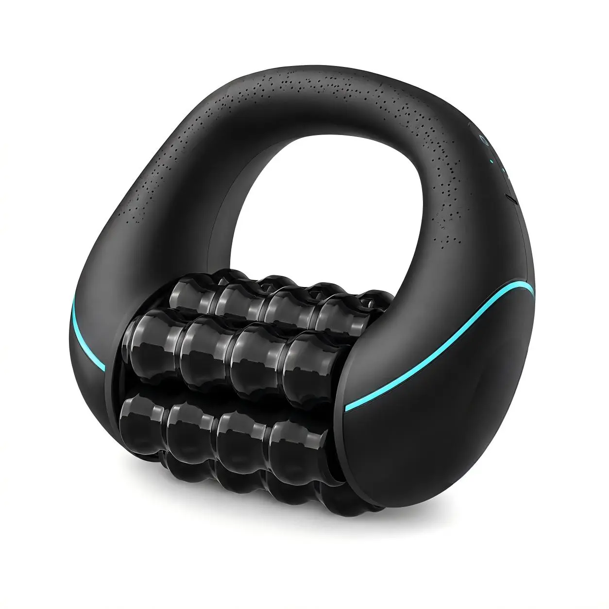 Electric Muscle Roller for Post-Workout Recovery, Deep Rolling Massager for Legs, Calves, Back & Neck, Handheld Powered Rolling Tool, Rechargeable, 3 Speed Fitness Recovery