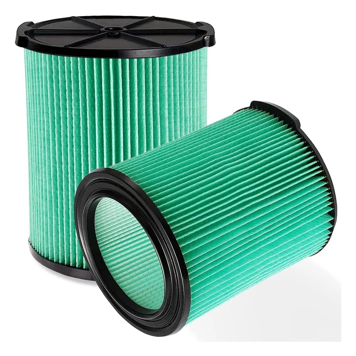 2 Pack VF6000 Filter for 5-20 Gallon Wet Dry Vacuums, Compatible with Models WD5500 WD0671 WD6425 WD7000 WD1280 WD1851 WD1680 WD1956 RV2400A 1400RV RV2600B
