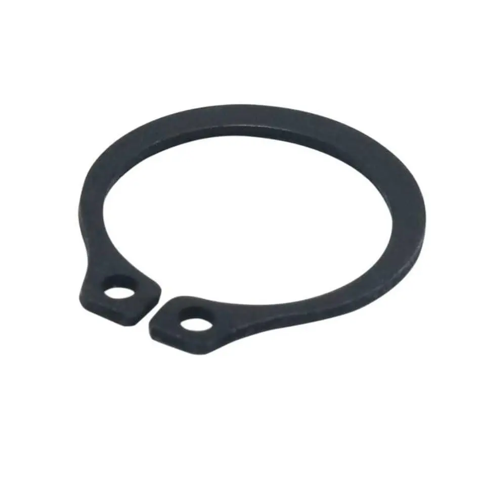 Durable Spring Steel External snap retaining Rings with Black Oxide Finish (13/16", 5)
