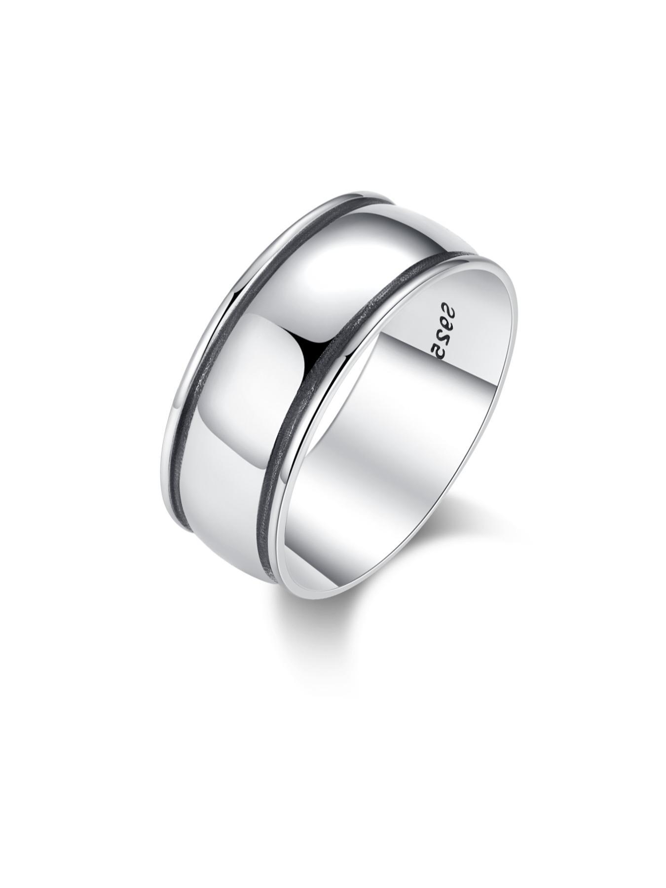 S925 Sterling Silver Vintage Ring with Box, Fashion Jewelry Accessories for Men & Women for Party, Daily Clothing Decor, Trendy All-match & Exquisite Jewelry for Anniversary Gift, Fashion Rings, Acquired Style Ring, Vintage Engagement Ring