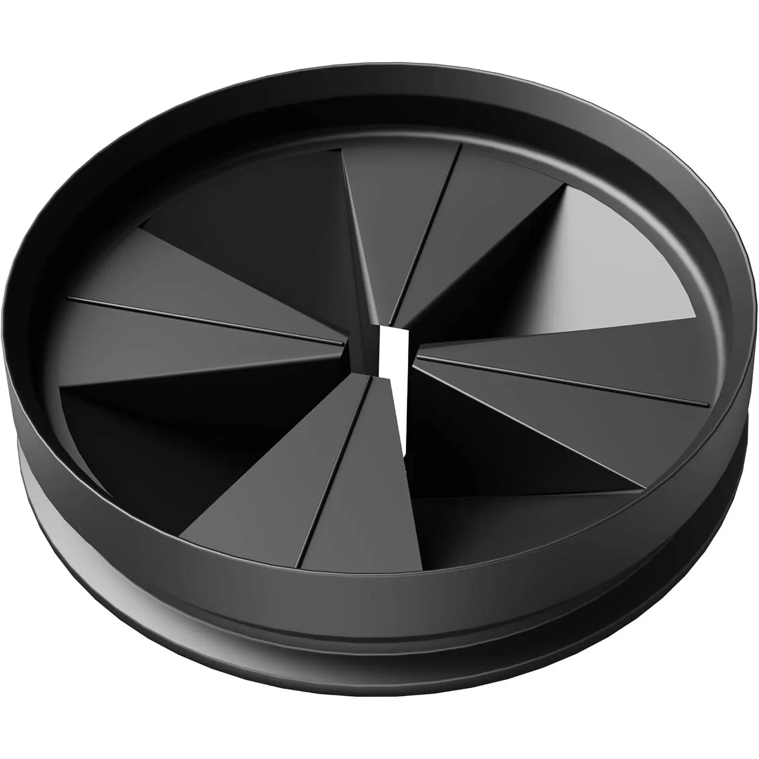 3 3/8" Synthetic Kitchen Garbage Disposal Splash Guard QCB-AM for Evolution Series, Removable Quiet Sink Rubber Drain Insert, 2026 Design Garbage Disposer Accessory