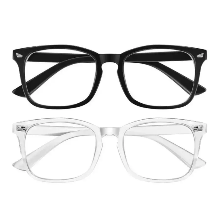 2026 Classic Flat Lens Eyeglasses - High Quality Eyewear, Unisex Ultra-Lightweight Durable Frame, UV400 Protection, Anti-Fog, Blue Light Glasses, Vision Correction, Accessories for Women, Daily Use