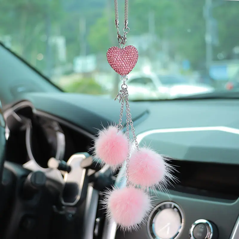 Pink Heart + Pink Faux Fur