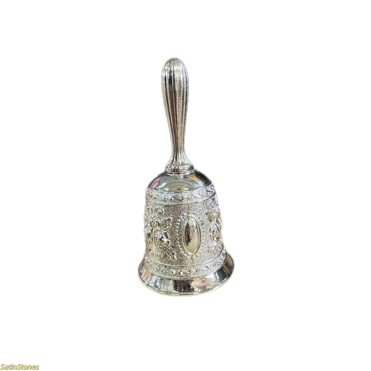 1-piece gold handbell - ochun/obatala. Wedding decoration services require unique jewelry for Christmas decorations, meditation, and spiritual retreats.