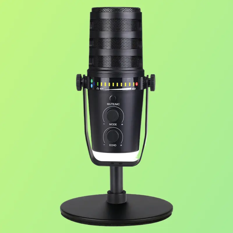 MV7 Dynamic USB Metal Microphone - Plug-and-Play Professional Audio Device for Computer Live Streaming, Gaming, Noise Reduction, Space-Saving Recording & Content Creation