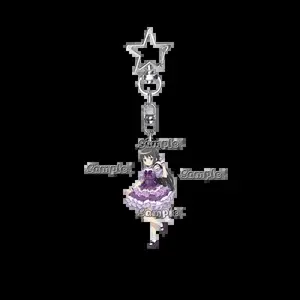 Acrylic Keychain Cartoon Puella Magi Madoka Magica Madoka Kaname Sayaka Miki 5cm Cute Accessory Keyring Pendant Ornament Gifts