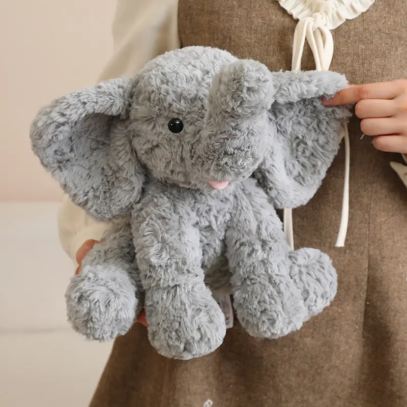 Cute Sitting Lion Plush Decor, Adorable Animal Stuffed Figure for Bedroom, Desk, Shelf, Sofa & Gift