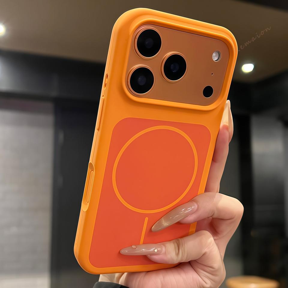 New Liquid Silicone Magnetic Phone Case For iPhone 17 Air 15 14 13 16 17 Pro Max Plus Magsafe Official Charging Protector Cover