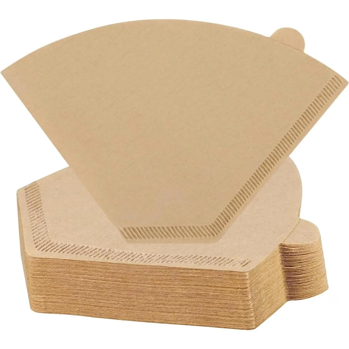 #4 Cone Coffee Filters,100 Count Disposable Coffee Paper Filters,Unbleached Cone Filters 8-12 Cup, Filters For Pour Over and Drip Coffee Maker (100, #04)