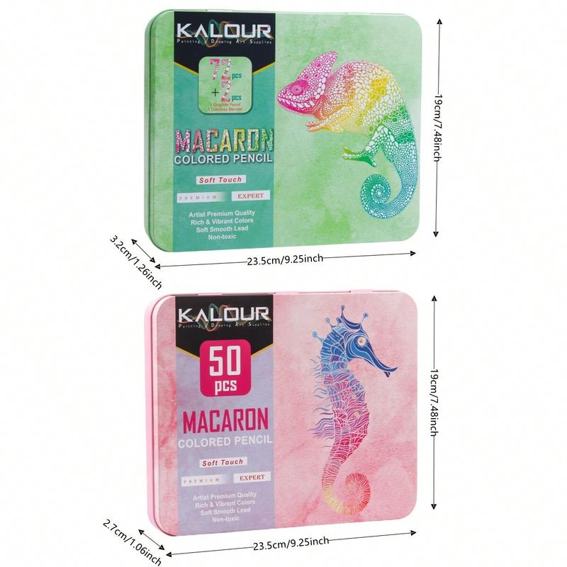 Colored Pencil Set, 50/72pcs/box Soft Core Oil Based Drawing Pencil Set, Art Supplies for School Dormitory Home Office