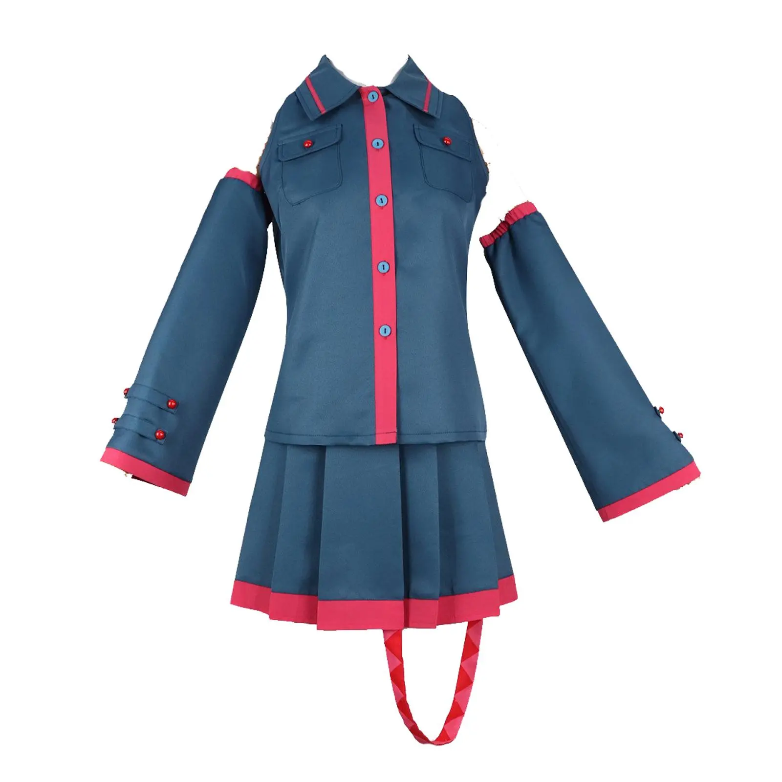 Blue anime Cosplay costume, female sailor costume, JK uniform set, Halloween costume