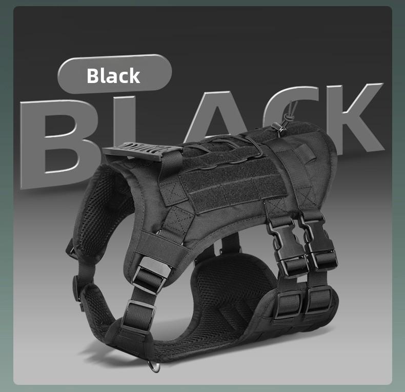 Tactical Dog Harness – Universal Harness, Walking Harness & Safety Harnesses for Small to Large Dogs, Durable Reflective, Easy to Control, No Pull Adjustable Pet Harness, Pet Supplies