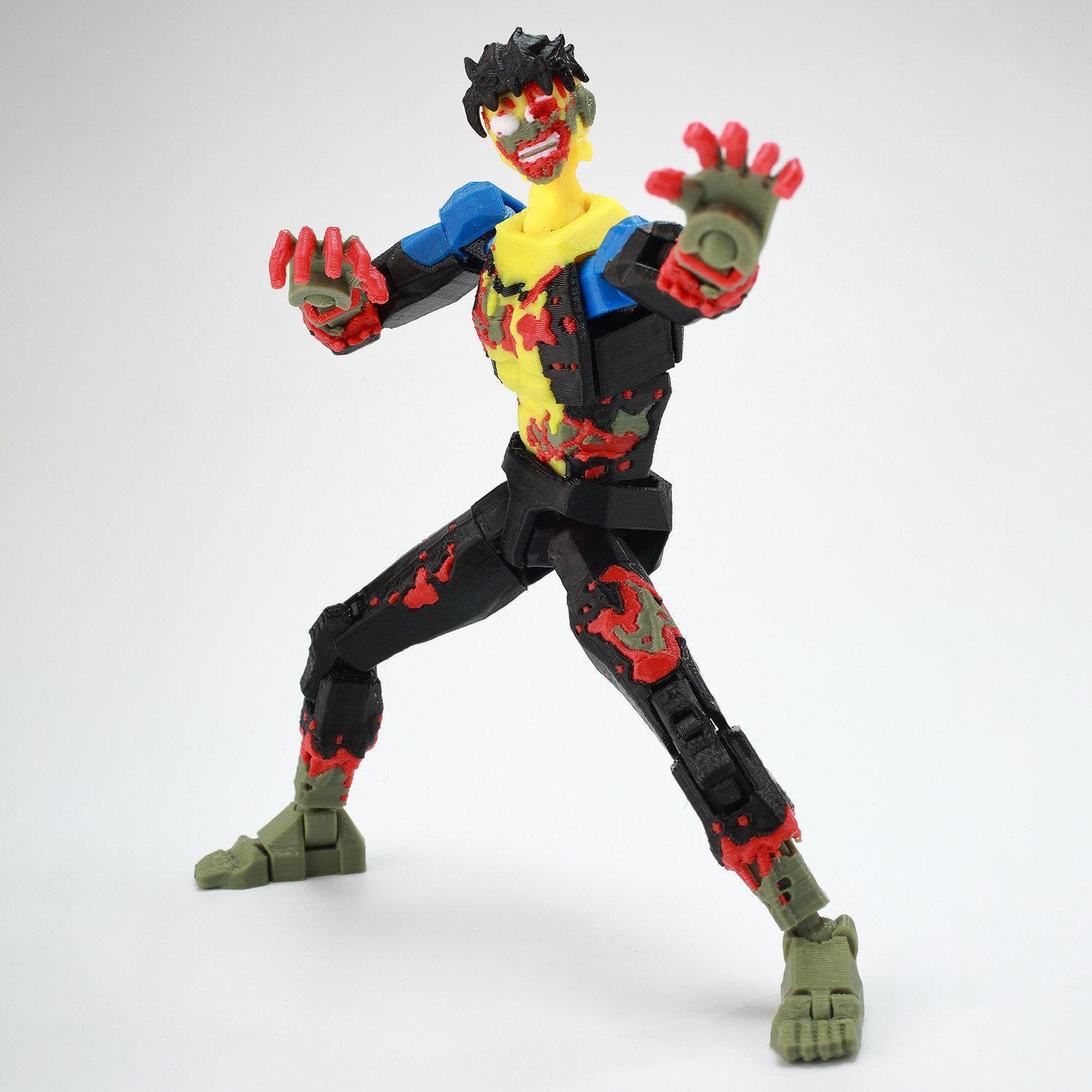 In Stock New 3D Printed Invincible T13 Dummy 13 Action Figure Multi-Jointed Movable Shapeshift Superhero Model Toy