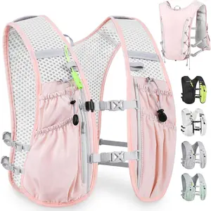 Running Vest Hydration Backpack for Men Women, 5L Lightweight Running Backpack Hydration Pack for Marathon, Trail, Cycling, Hiking, Jogging