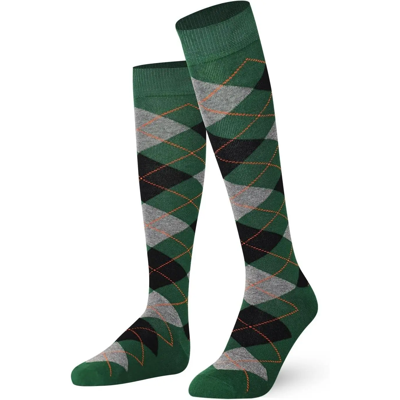 Unisex Argyle Knee High Long Socks(Gift)