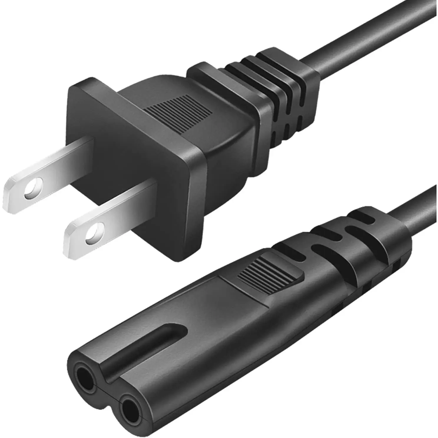 6 FT AC Power Cord  2 Prong Power  | See Details for  Compatible Device Models