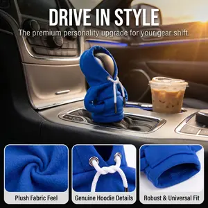 Hoodie Shaped Car Gear Shifter Cover, Shift Lever Cover, Cute Mini Automotive Interior Gadgets, Car Accessories, Car Interior Kit, Vehicle-YY1