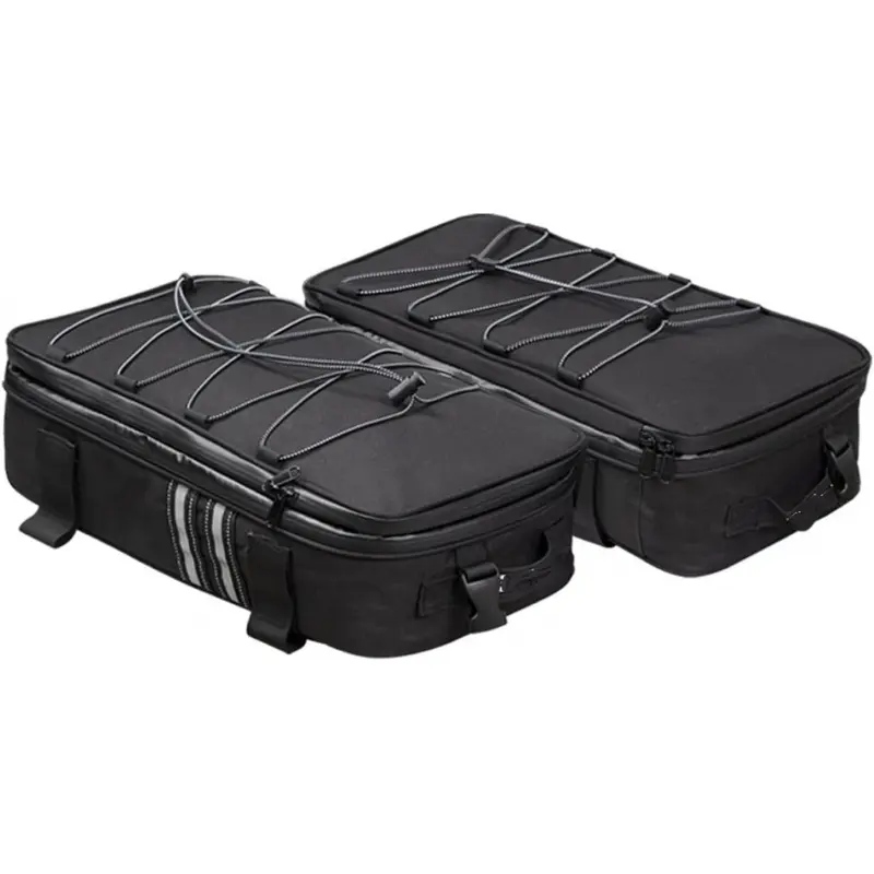 Motorcycle Luggage Side Bags, Compatible with BMW R1200GS and Multiple Motorcycle Models, Rear Expandable Saddlebags Set