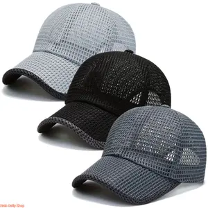 Men's Premium Trucker Hats (Pack of 3) – Breathable Mesh Caps, Sun Protection Gear for Summer Outdoor Sports, One-Size-Fits-All Athletic Caps, Gifts for Men, Breathable & High-Quality Hats