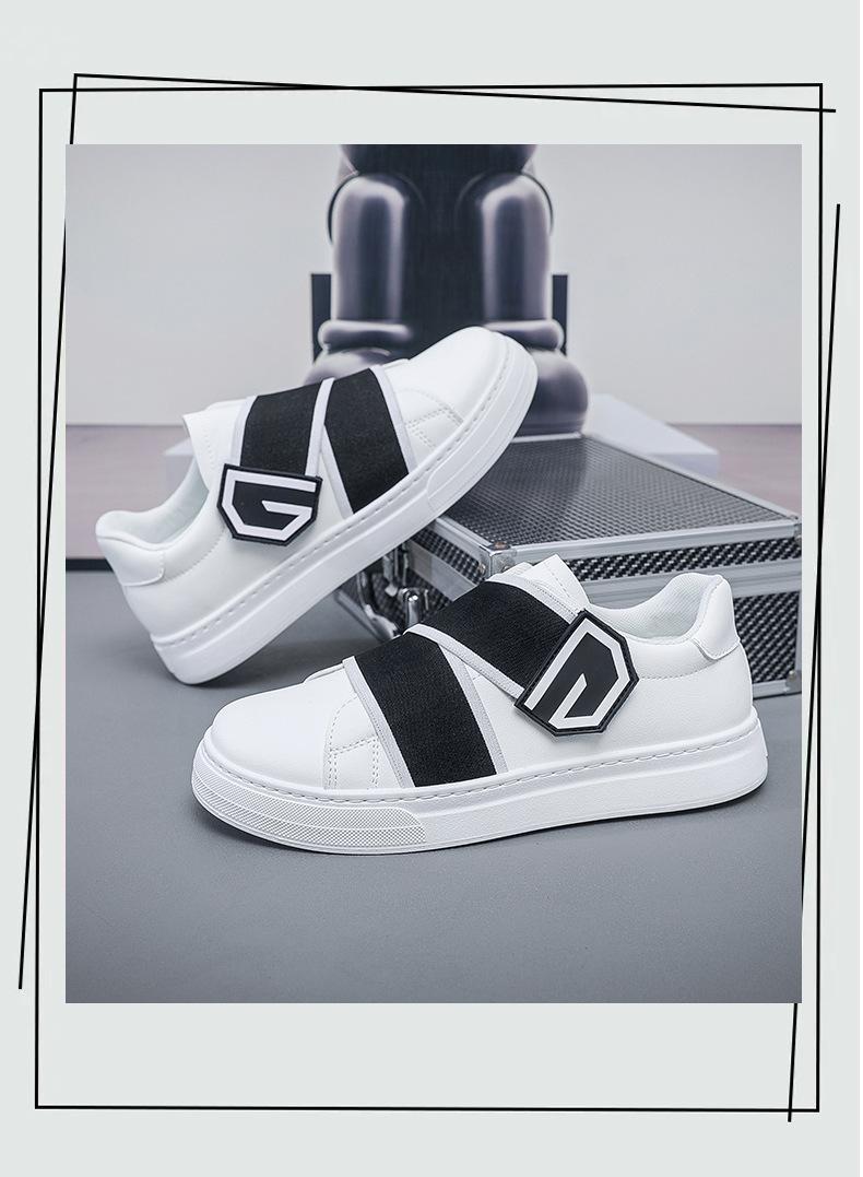 (New)Men'S Low-Top Sneakers - & Accent - Synthetic Upper, Cushioned EVA Insole - All-Season Everyday & Formal Shoes - Lightweight Rubber Outsole - Minimalist Laceless Closure - Urban Streetwear & Office Footwear - Easy-Clean Casual Shoes for Men