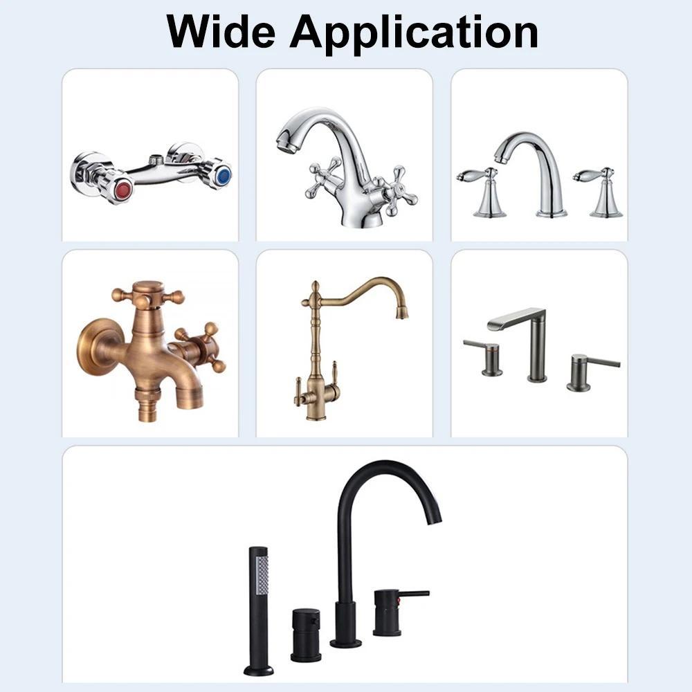 G1/2 Inch Copper Valve Core, Durable Anti-leak Valve Core, Bathroom Universal Cold & Hot Water Mixing Valve Replacement Repair Parts