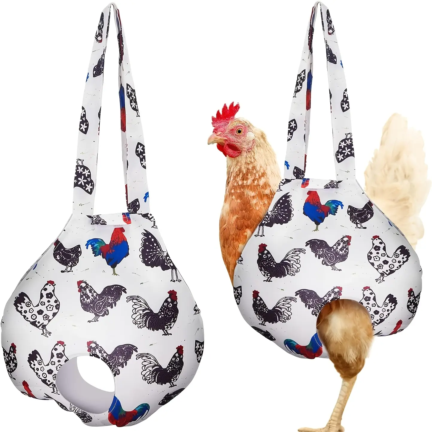 Portable Poultry Restraint Bag, Comfortable Crossbody Chicken Carrier, Breathable and Easy-to-Clean Poultry Transport Bag, Carrying Bag Specially Designed for Transporting Hens, Roosters, and All Types of Poultry