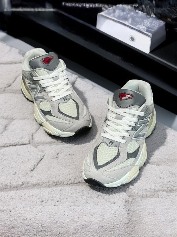 9060Retro chunky sneakers, patchwork design, daily versatile