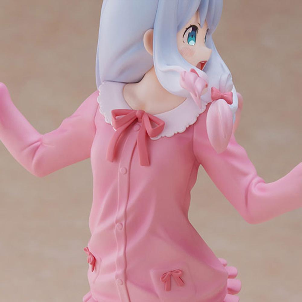 20CM Anime Lzumi Sagiri Figure Pink Pajamas Action Figure PVC Kawaii Girl Model desktop ornaments Collection Dolls Toys Gifts