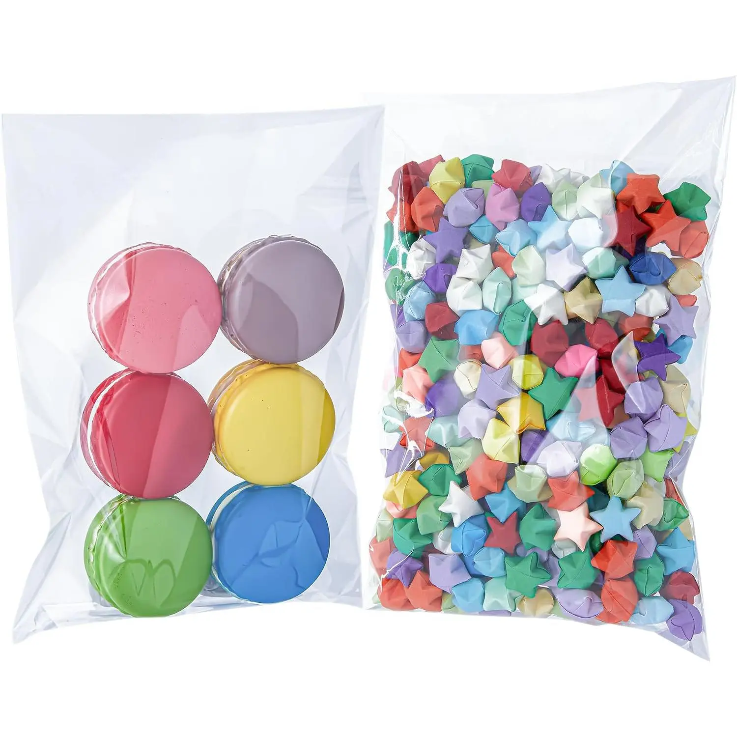 Cellophane Bags 5x7 Self Sealing 250 count  Grade Resealable Cellophane Bags Self Adhesive Clear Cello Bags for Cookies, Gifts Photos & Party Favors