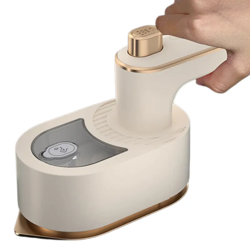 Handheld Mini Steam Iron - Compact, Lightweight Garment Steamer (170x90x122mm) with Easy-to-Use, 1-Press, Rapid-Heating Mini Pocket Handheld Steam Generator Accessories for Household Rubber, Linen, Cotton Clothing Wrinkle Removal, Portable Handheld Ironin