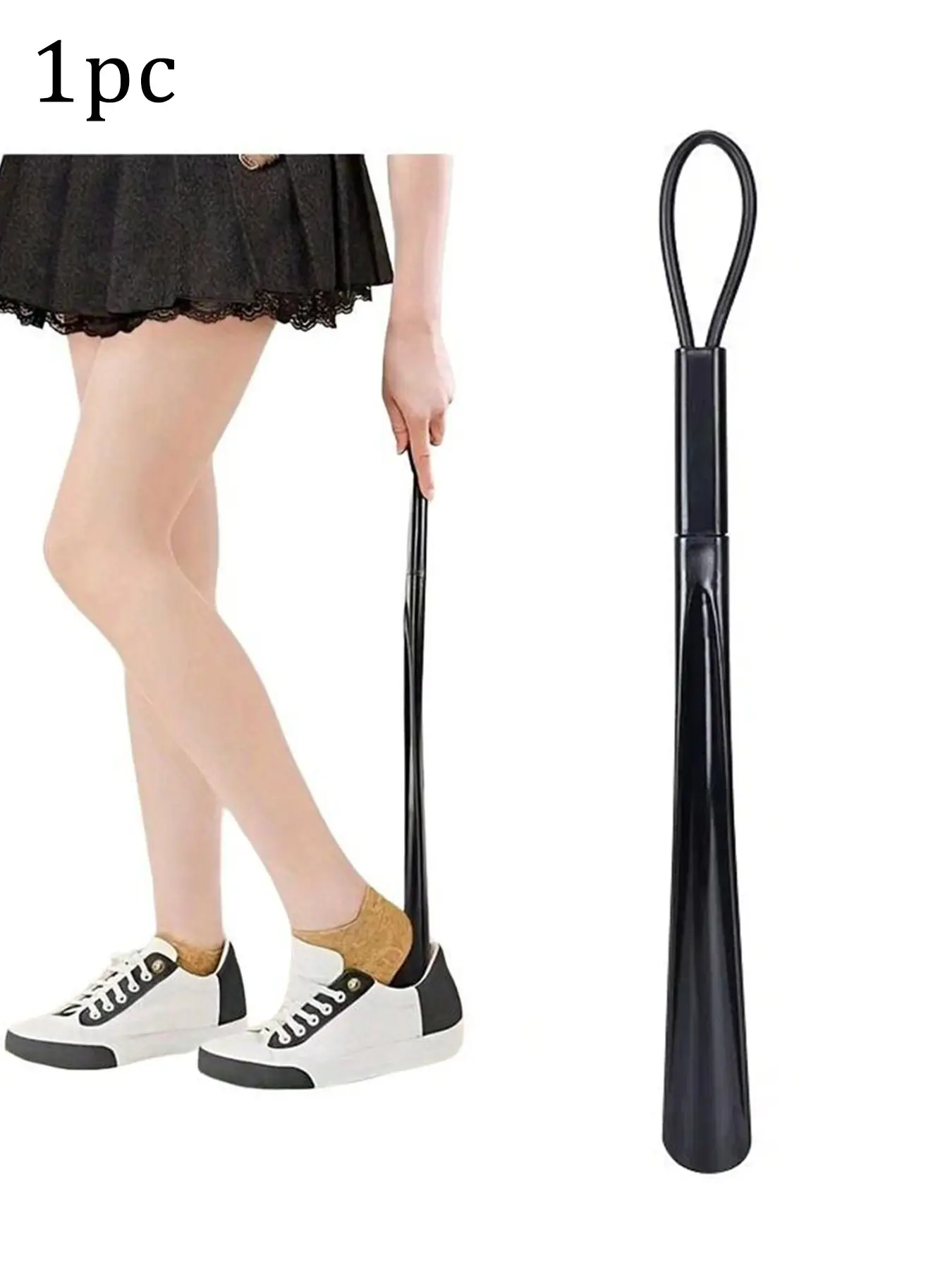 48cm Premium Long-Handled Shoe Horn, Household Shoe Horn, Multifunctional Shoe Tool, Sneaker, Shoehorn