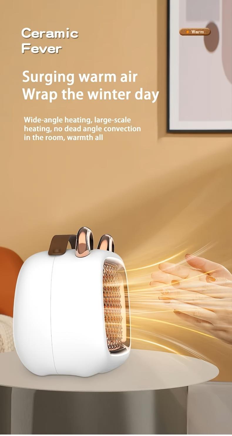 Portable Ceramic Space Heater with Fan, Fast & Quiet Indoor Room Heater for Cat and Dog Houses, Office Desk & Small Rooms, Safe Compact Electric Winter Room Warmer Gift for Thanksgiving Portable Ceramic Space Heater with Fan, Fast & Quiet Indoor Room Heater for Cat and Dog Houses, Office Desk & Small Rooms, Safe Compact Electric Winter Room Warmer Gift for Thanksgiving