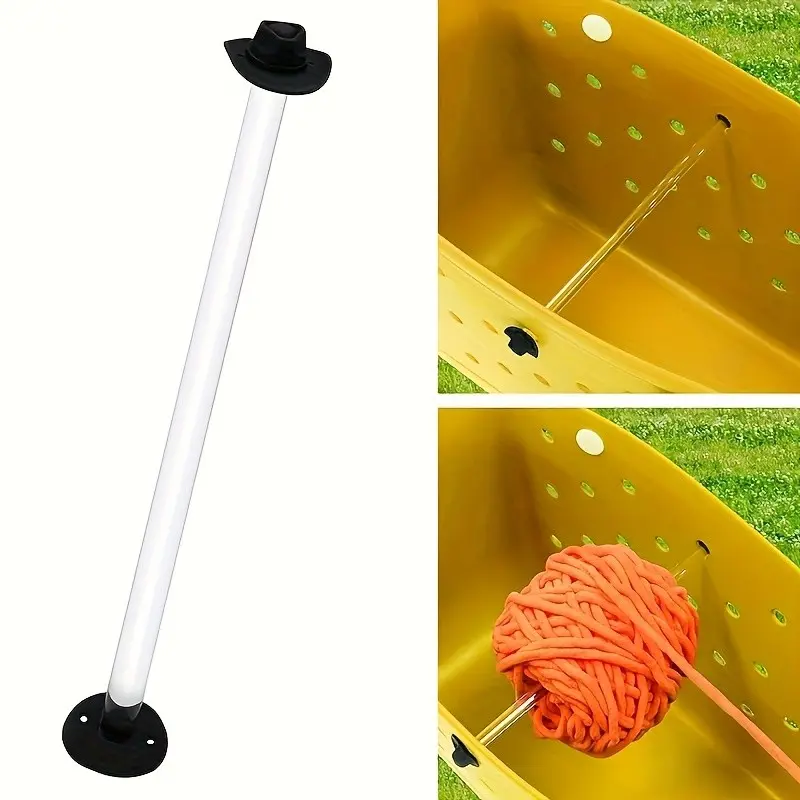 Loop Yarn Spinner Yarn Holder Charm, Knitting Project Bag Top, Crochet Spinner Spindles, Portable Yarn Storage Organizer, Lightweight and Compatible