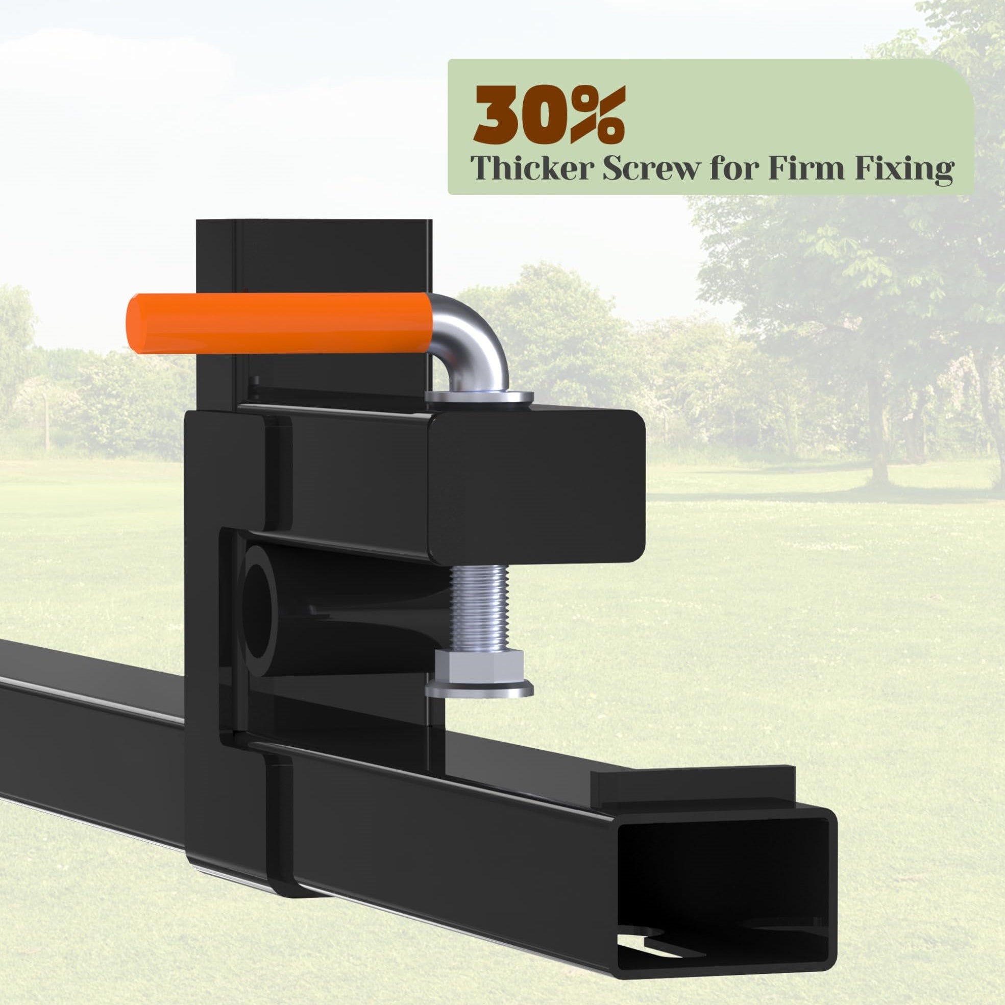 GARVEE Heavy Duty GARVEE Clamp on Pallet Forks for Tractor Bucket Loader & Skid Steer, 60" & 43" Sizes, Adjustable Stabilizer Bar (18"-34" & 13"-23"), 1500lbs Capacity for Efficient Material Handling