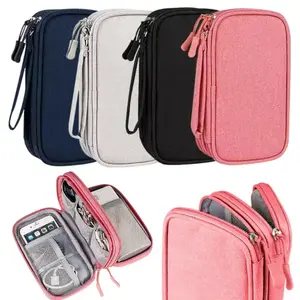 Digital Data Cable Storage Bag Mobile Phone Charging Bank USB Flash Drive Waterproof Storage Bag Headphone Hard Disk Organizer