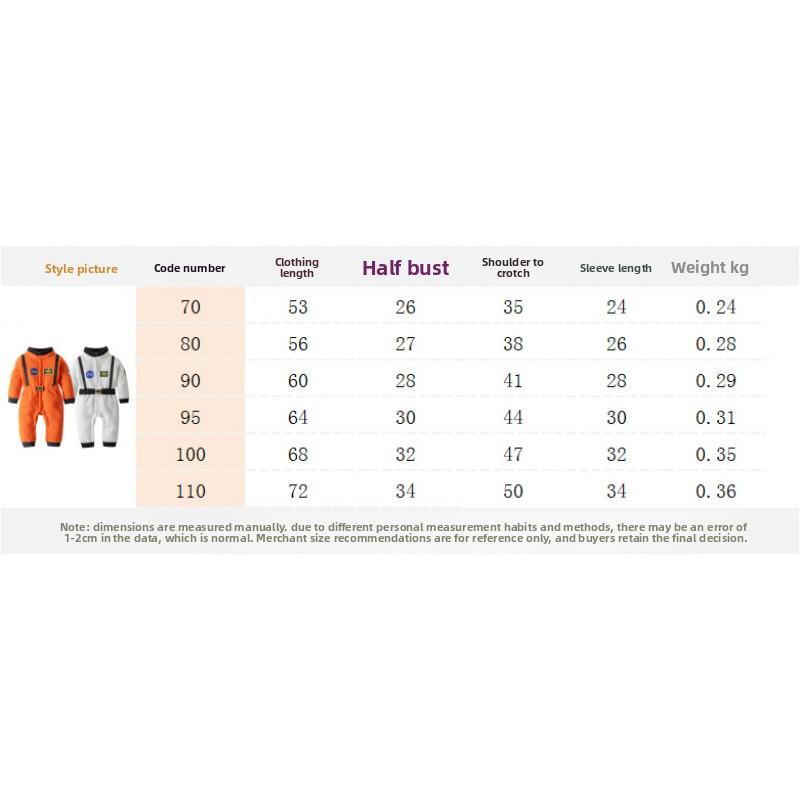 Baby Boy Astronaut Costume Space Suit Infant Clothing Boys Autumn Winter Long Sleeve Jumpsuit Festival Outfit Interstellar Spaceman