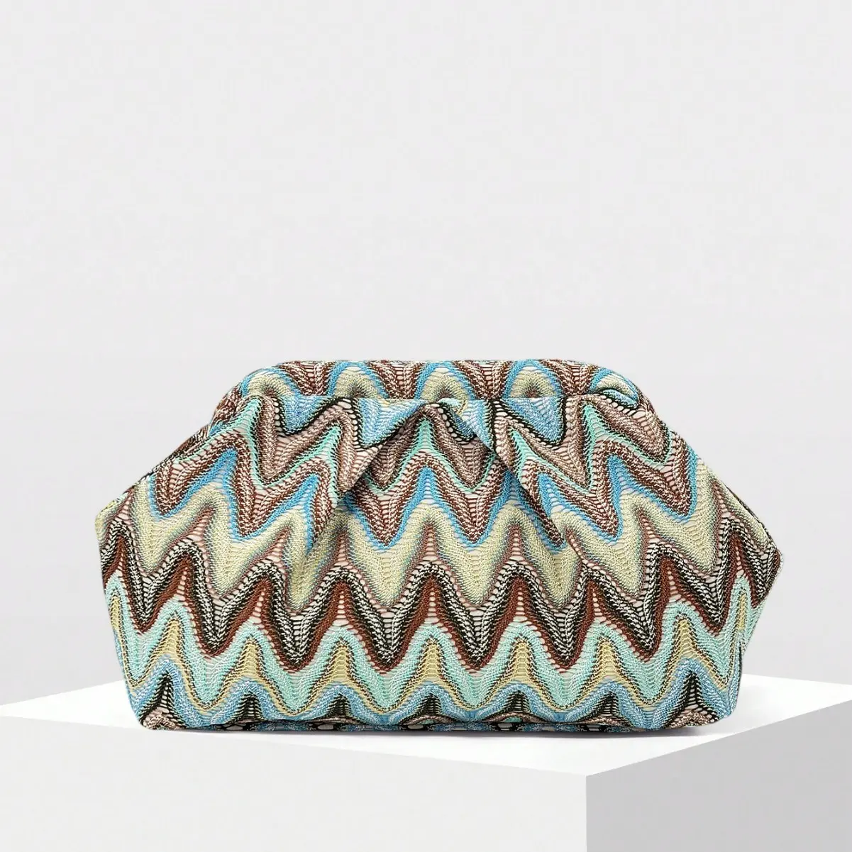 2026 New Summer Fashion Women's Evening Bag Moroccan Clutch Bag Pleated Bag