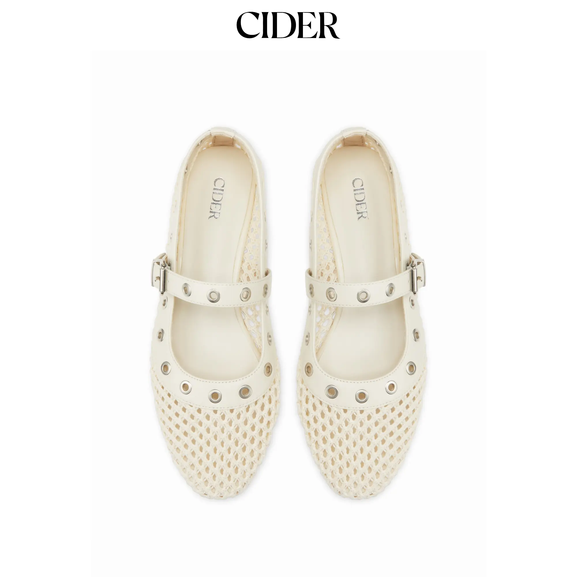 Cider WOVEN STRAP FLATS SohoChic