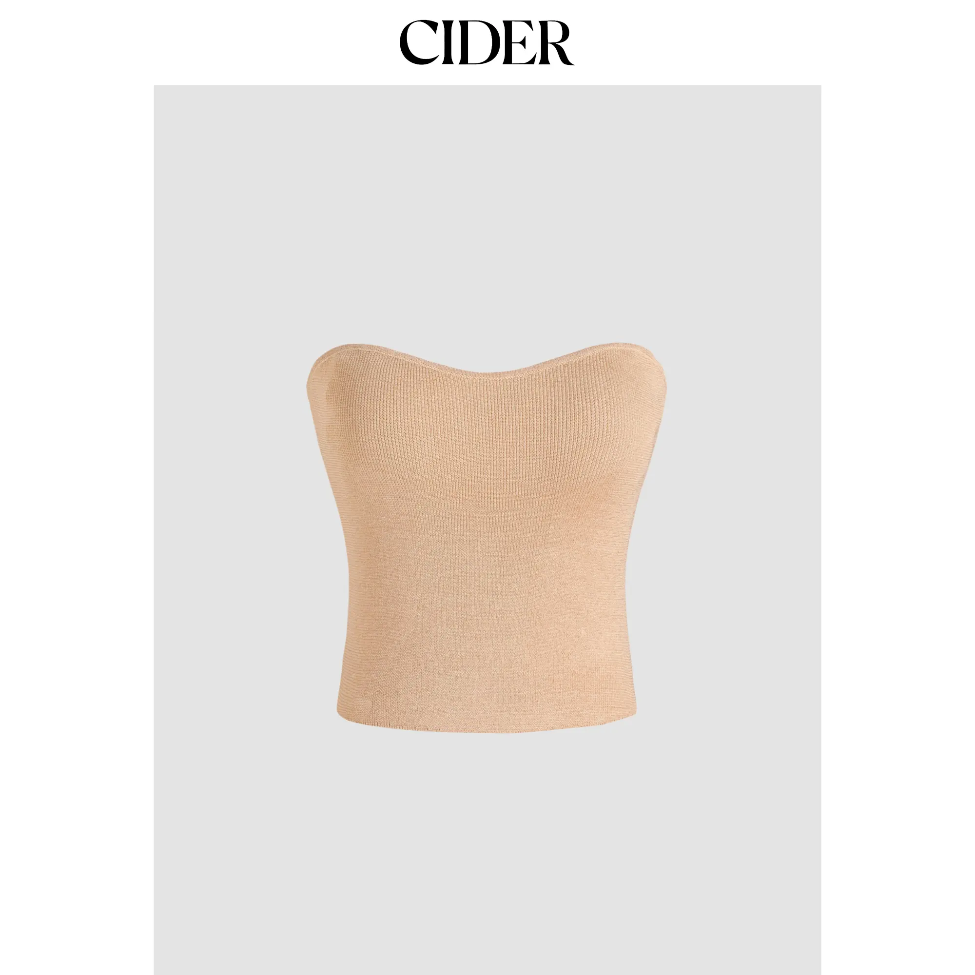 Cider [size 2-10] Solid Knit Tube Crop Top SummerWins SummerFinds