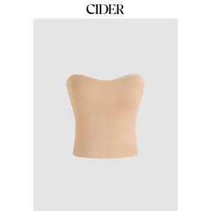 Cider [size 2-10] Solid Knit Tube Crop Top SummerWins SummerFinds